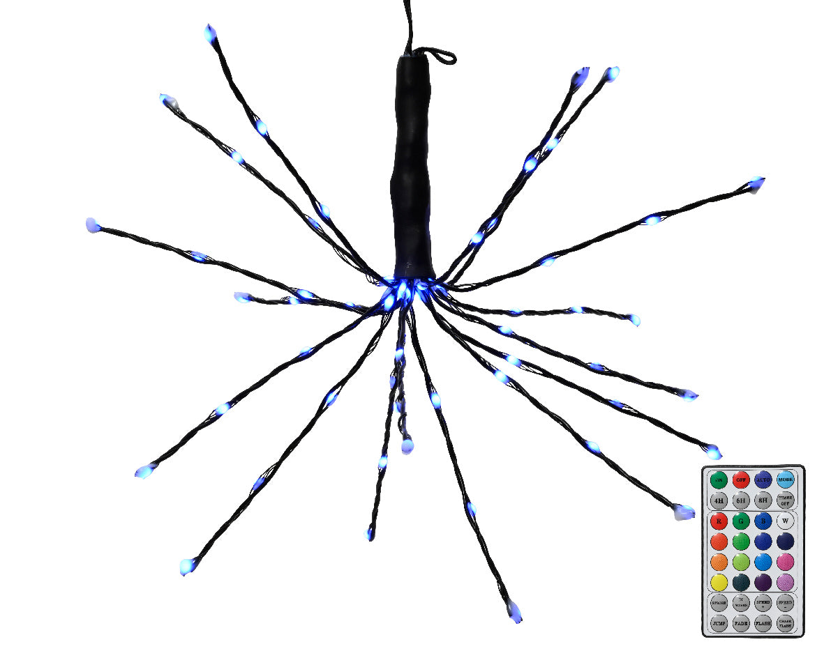 Polestars 36cm Multi LED Light With Controller by Lumineo - Mill Race Garden Centre