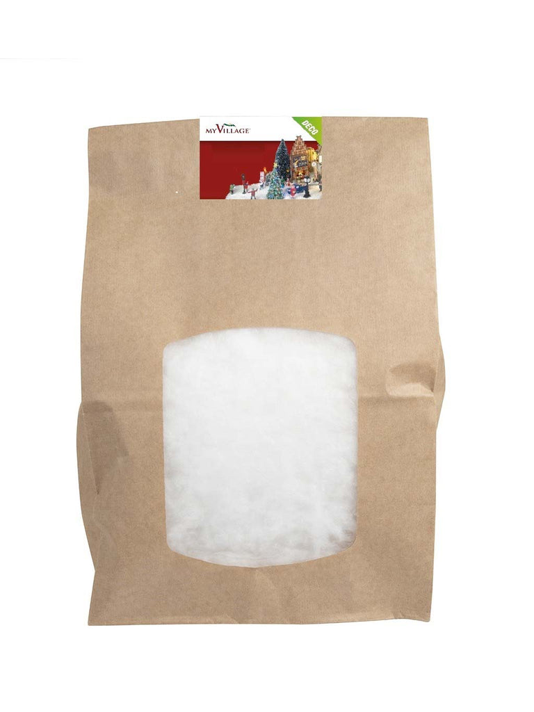 My Village Fine Bio Scatter Snow (2 Litres) – Biodegradable Artificial Snow Powder for Christmas Village Roofs & Scenery | MYD95C