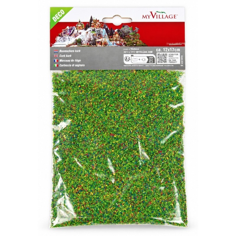 My Village Medium Green Multicolour Scatter – 50g Pack Decorative Vegetation Ground Cover (SKU MYD127)