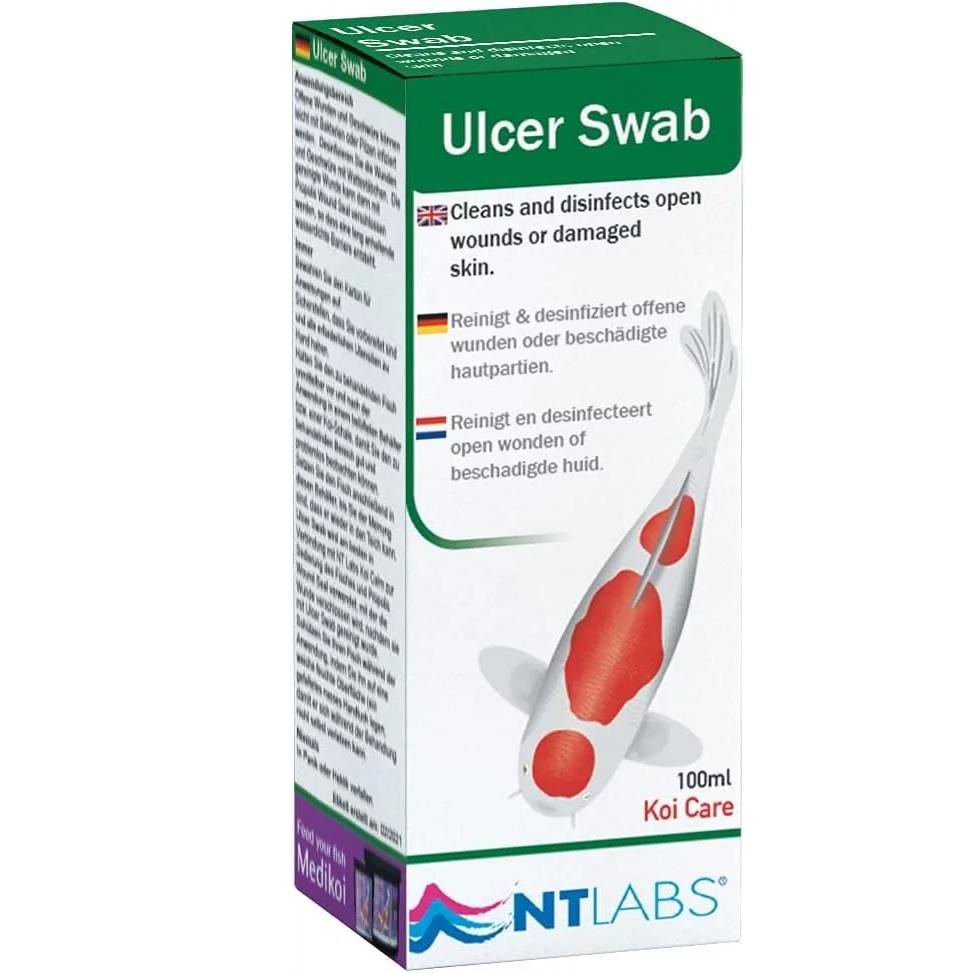 NT Labs Koi Care Ulcer Swab 100ml - Mill Race Garden Centre