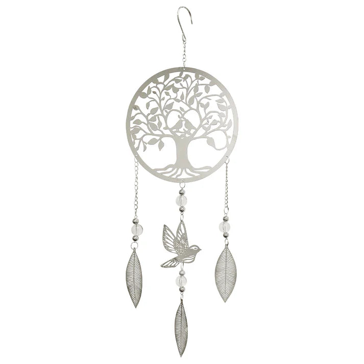 Tree Stainless Steel Hanging Dreamcatcher by Primus - Mill Race Garden Centre
