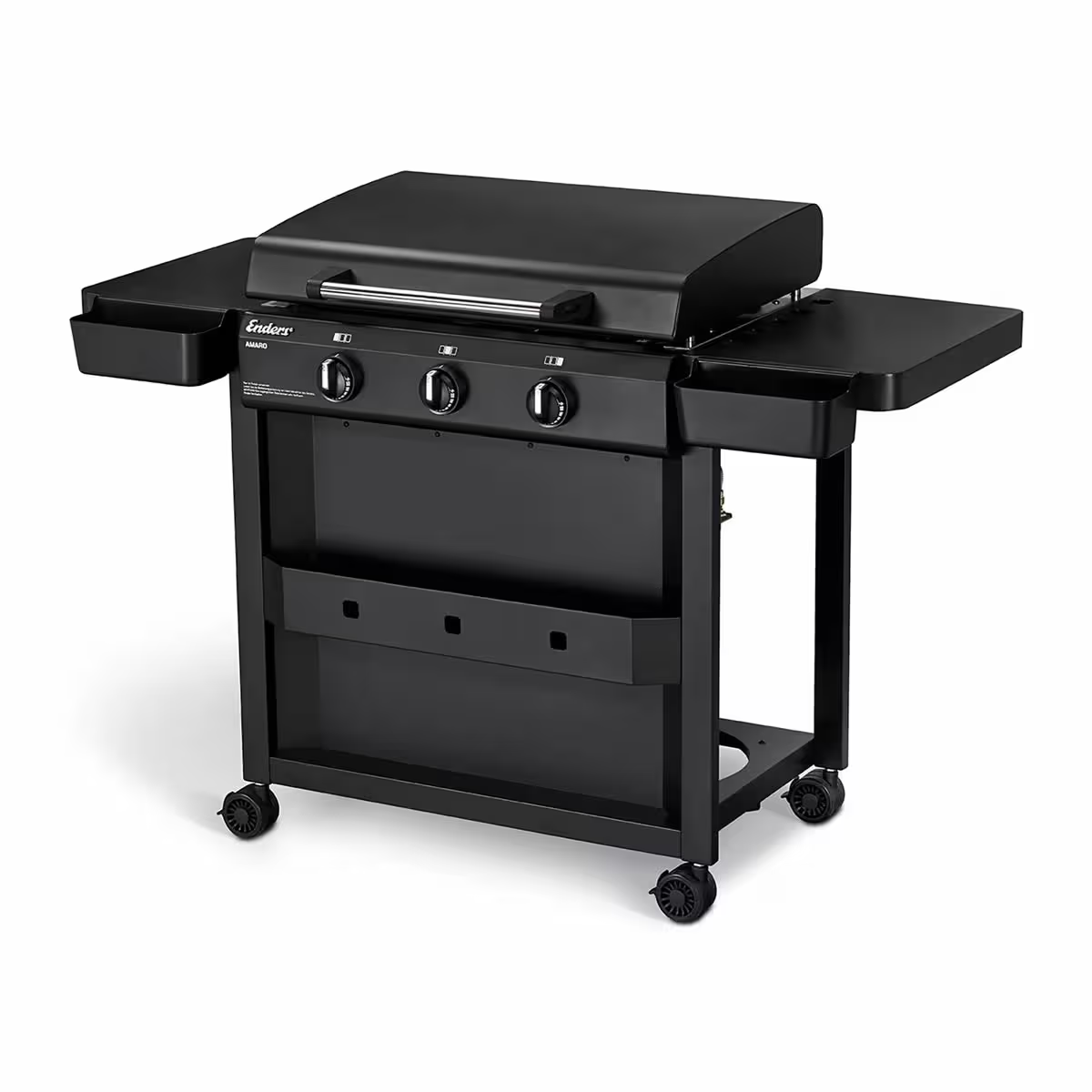 Enders Amaro plancha grill for BBQ cooking, featuring a flat cooking surface and stainless steel construction.