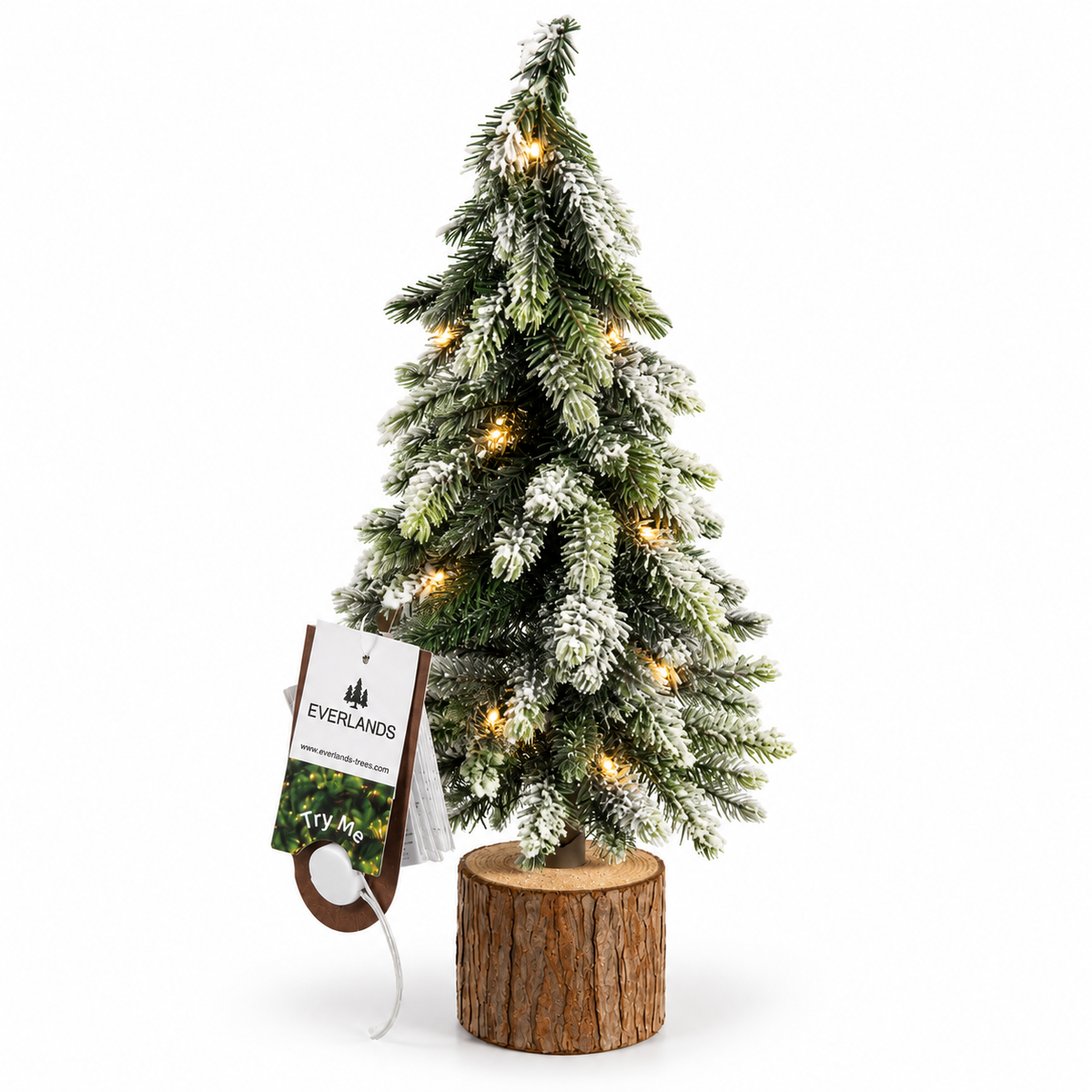 Prelit Battery Operated Mini Tree by Kaemingk