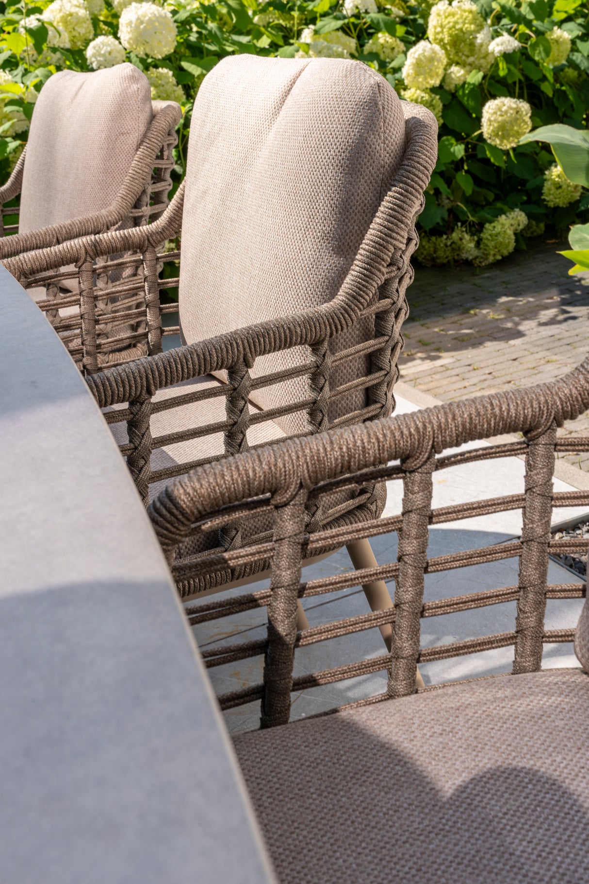 4 Seasons Outdoor Puglia Six Seat Oval Dining Set - Mill Race Garden Centre