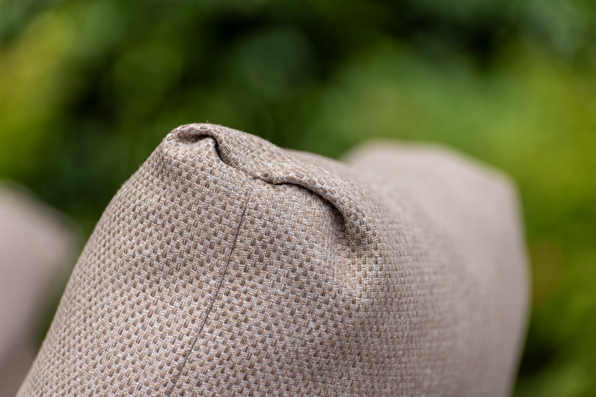 4 Seasons Outdoor Puglia Six Seat Round Low Dining Set - Mill Race Garden Centre