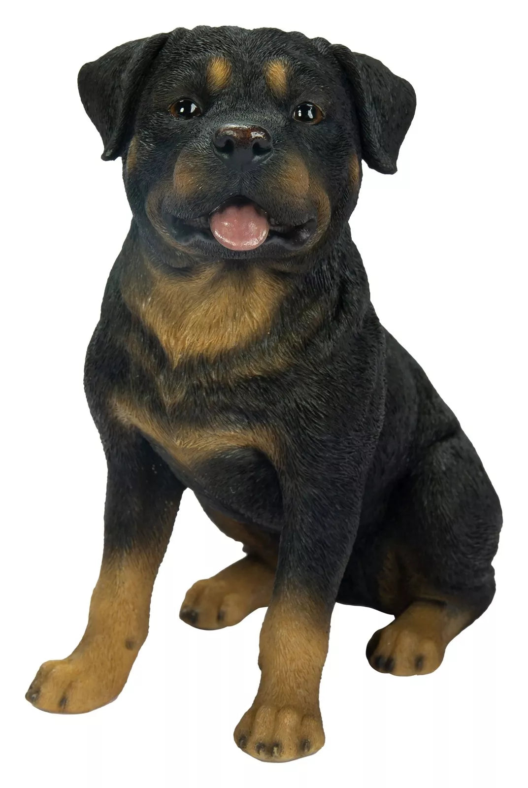 Rottweiler Real Life Resin Ornament by Vivid Arts - Mill Race Garden Centre