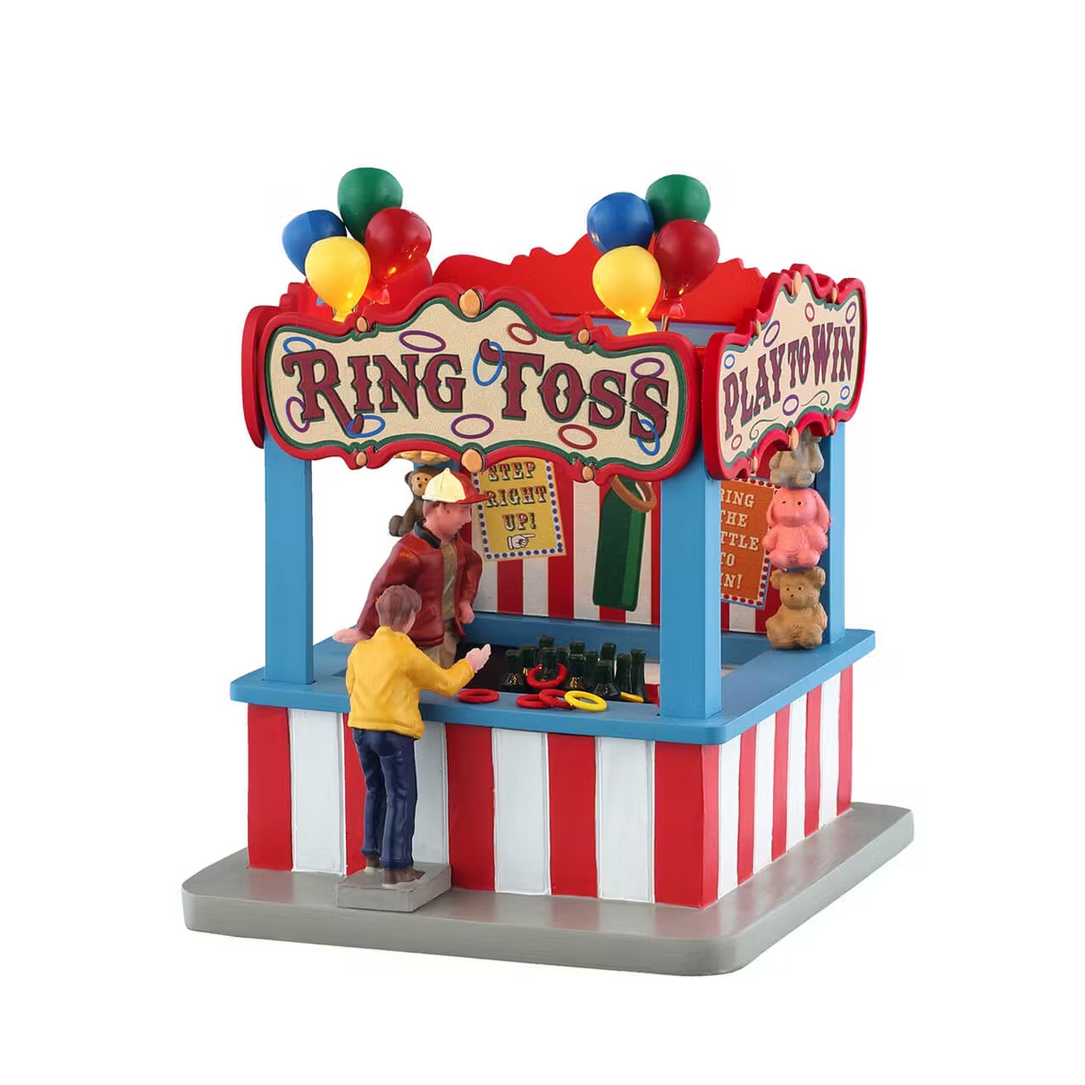 Ring Toss Game B/O (4.5V) Lemax Christmas Village Illuminated Building - Mill Race Garden Centre