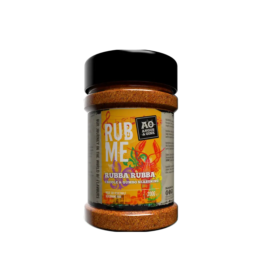 Angus & Oink Rubba Rubba Creole Rub 200g - Mill Race Garden Centre