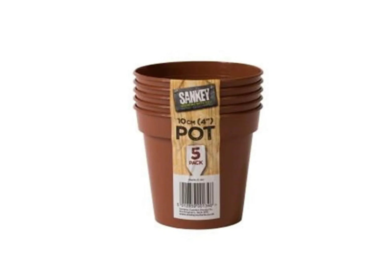Sankey 10cm Grow Pot Pack of 5 - Mill Race Garden Centre