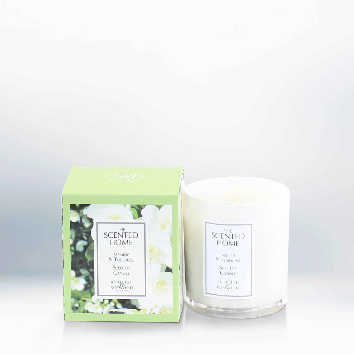 Scented Home Jasmine & Tuberose Candle 170g by Ashleigh & Burwood - Mill Race Garden Centre