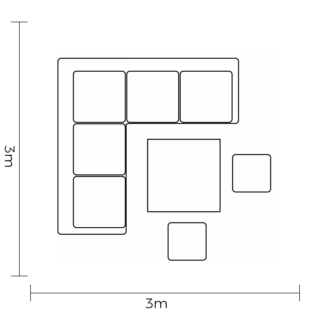 Hartman Sonas square casual dining set with aluminium garden furniture and adjustable table, ideal for outdoor lounge and dining.