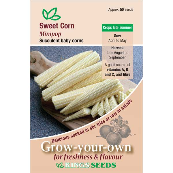 Sweet Corn Minipop - Mill Race Garden Centre