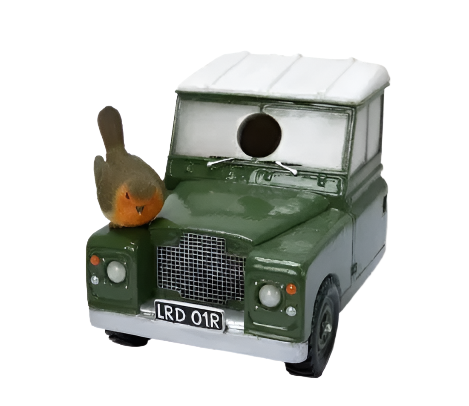 Classic Real Life Defender Birdhouse Size D by Vivid Arts - Mill Race Garden Centre