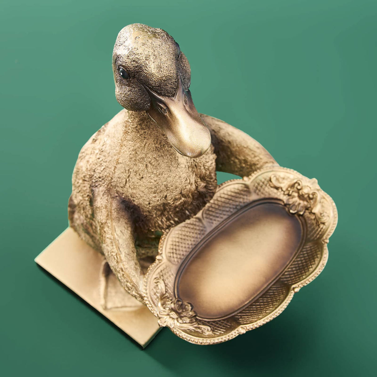 Werner Vob WERNS Son of a Duck gold card holder decorative duck ornament for home interior decoration.