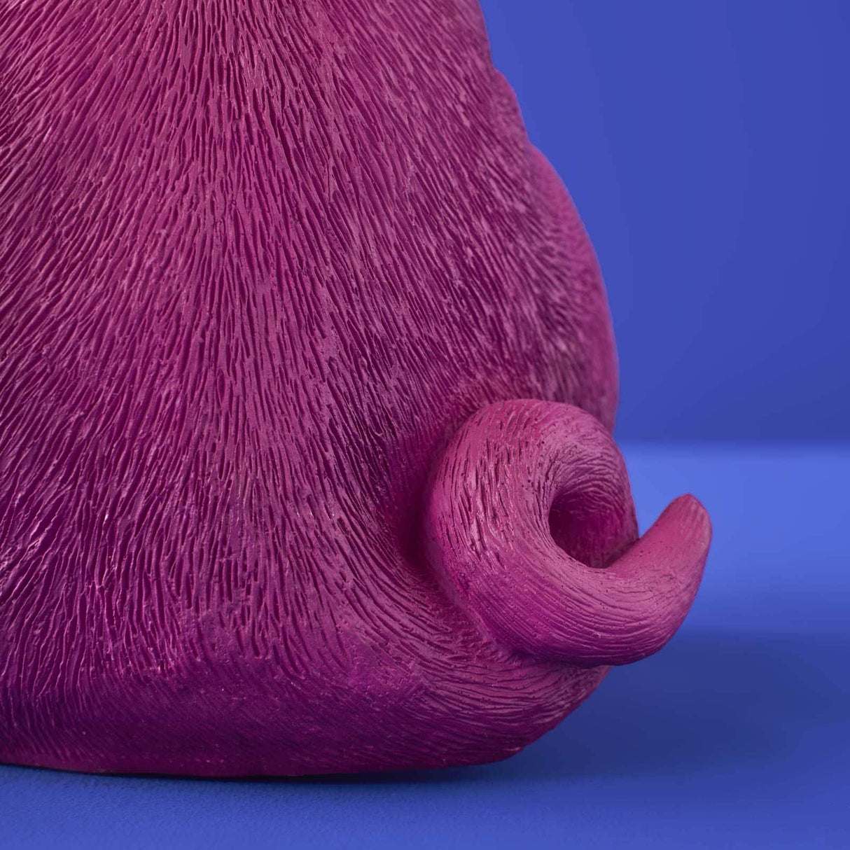 Magenta WERNS® Piggy Pig table lamp by Werner Vob, featuring a whimsical pig design for indoor home lighting.