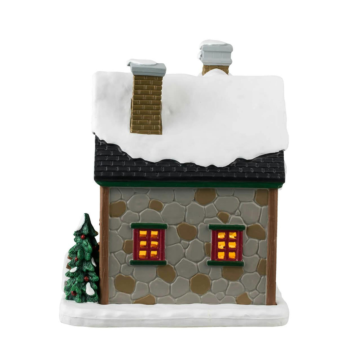 Winter's Haven Café Lemax Christmas Village Illuminated Building - Mill Race Garden Centre