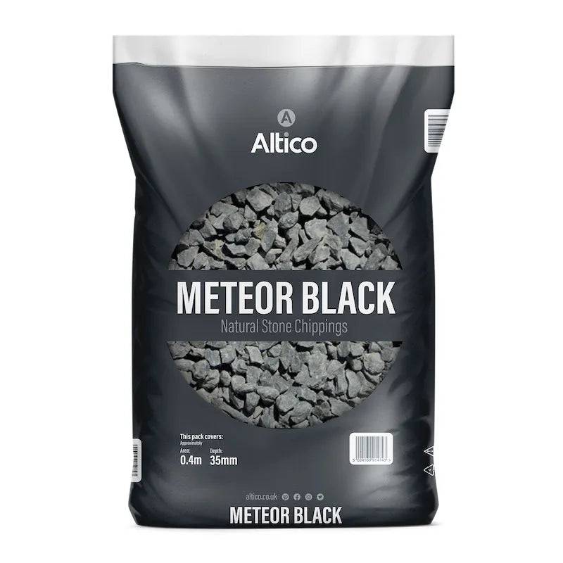 Chippings Meteor Black by Altico - Mill Race Garden Centre