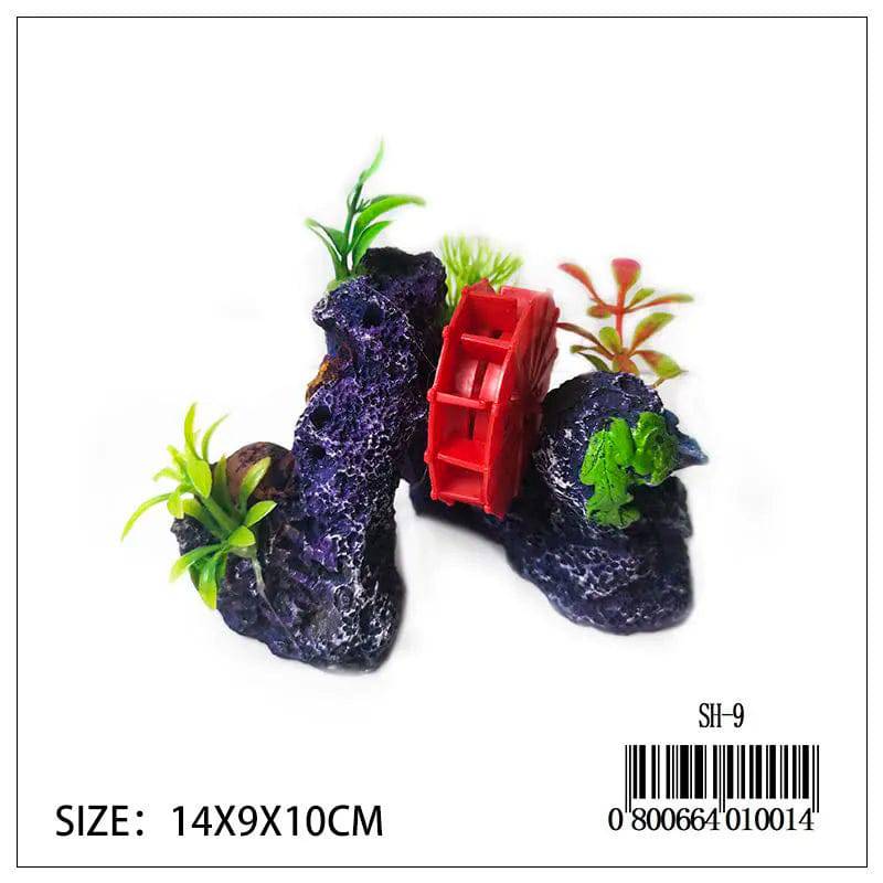 Aquarium D cor Arch w/Plants SH-9 - Mill Race Garden Centre