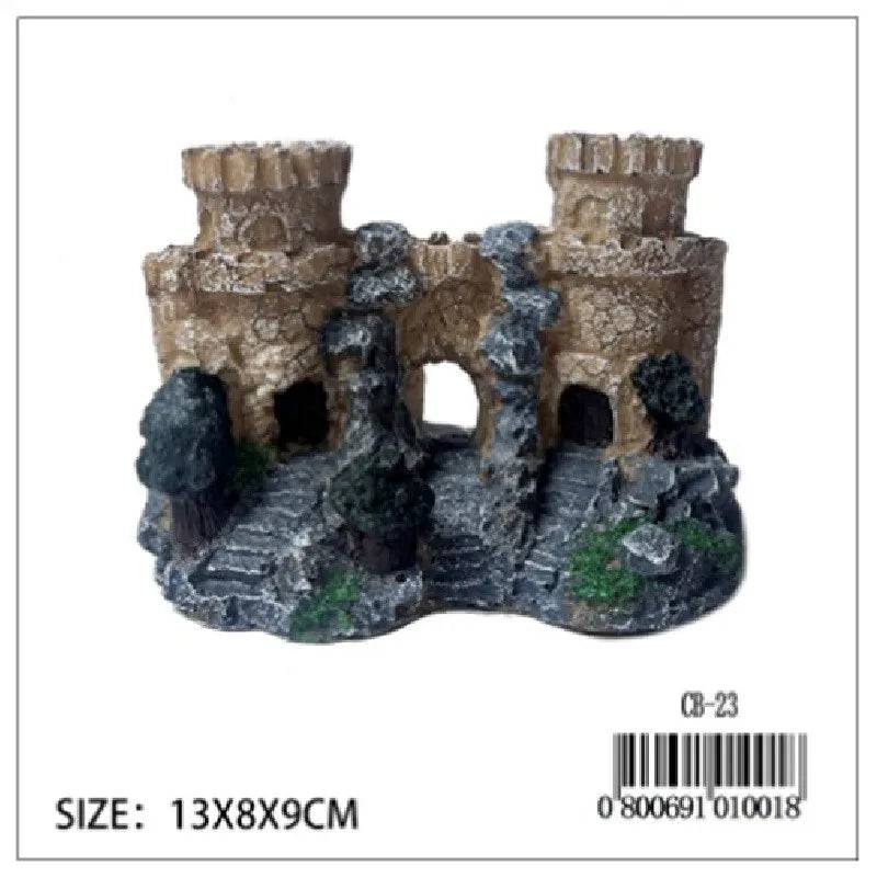 Aquarium D cor Castle Ruins CB-23 - Mill Race Garden Centre