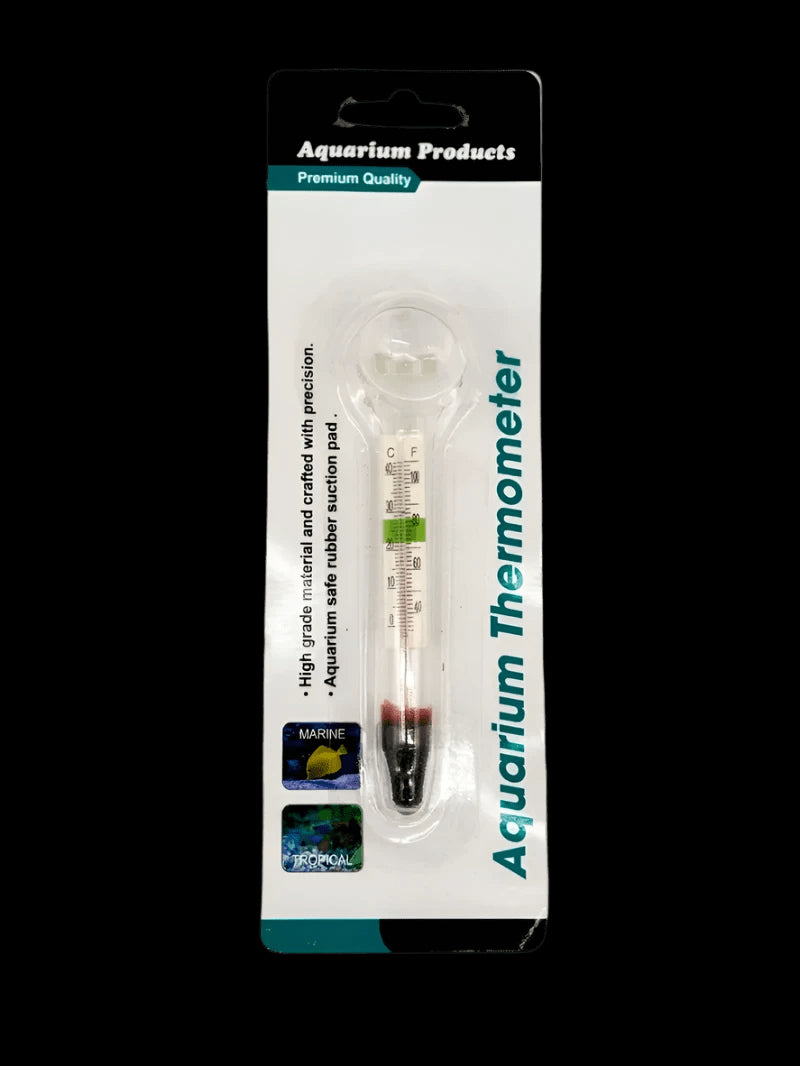 Aquarium Glass Thermometer With Sucker - Mill Race Garden Centre