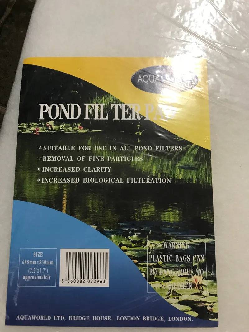 Large Pond Filter Pad 685mm x 530mm - Mill Race Garden Centre