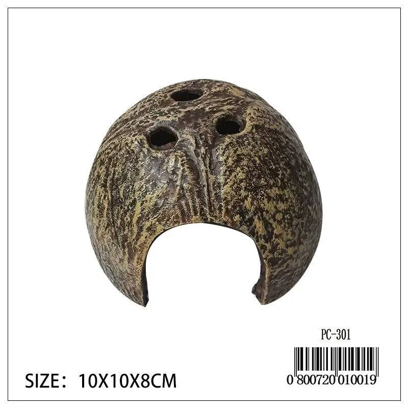 Reptile D cor Coconut Cave PC-301 - Mill Race Garden Centre