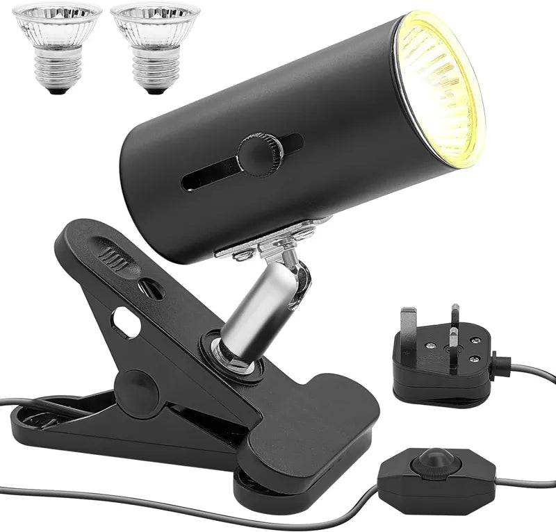 Clip on Dome Short Lamp Holder for Terrariums - Mill Race Garden Centre