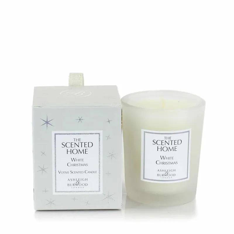 Scented Home Votive White Christmas 70g - Mill Race Garden Centre