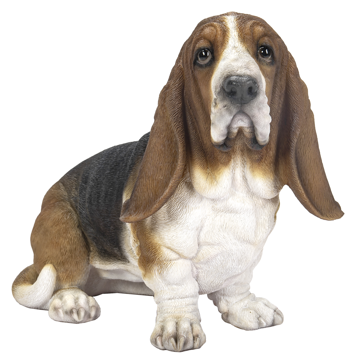 Basset Hound Real Life Resin Ornament by Vivid Arts