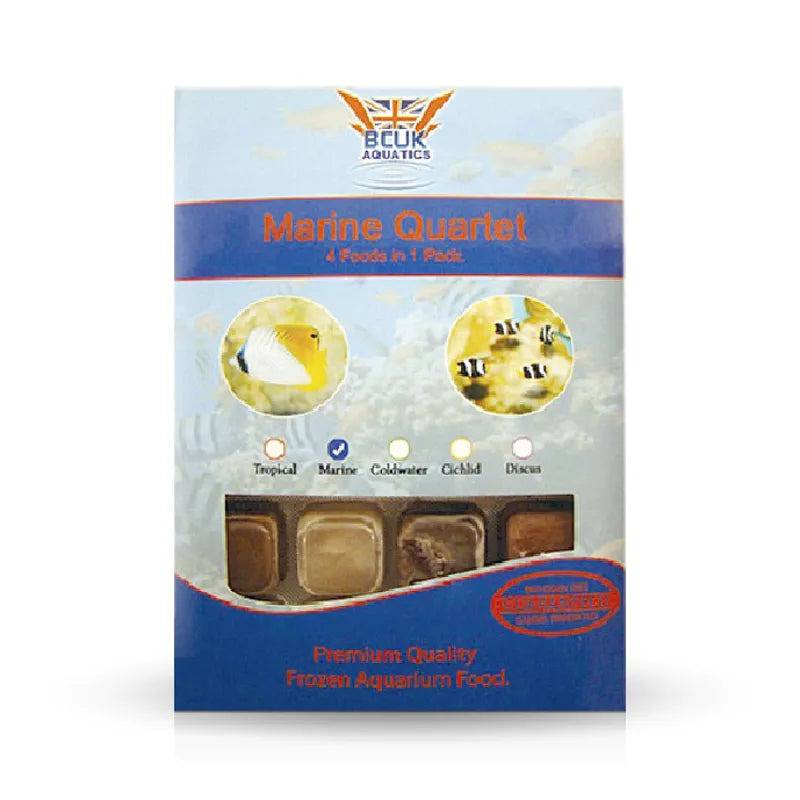 Marine Quartet 100g Frozen Fish Food - Mill Race Garden Centre