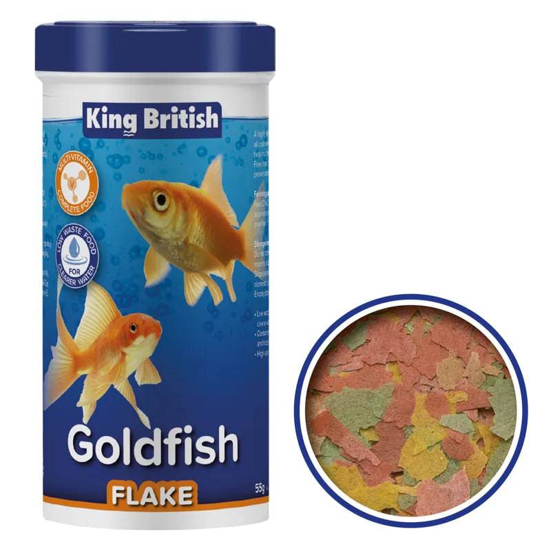 King British Goldfish Flake Food 12g - Mill Race Garden Centre