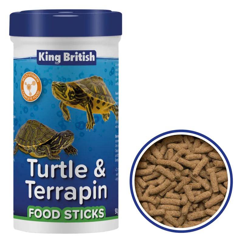 King British Turtle and Terrapin Food Sticks 90g - Mill Race Garden Centre