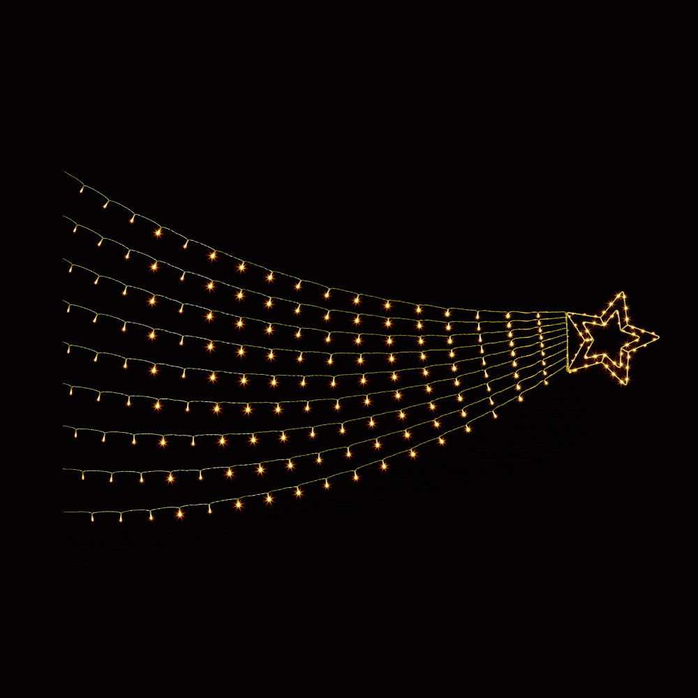 Christmas Lights 320 Warm White LEDs Indoor/Outdoor Shooting Star