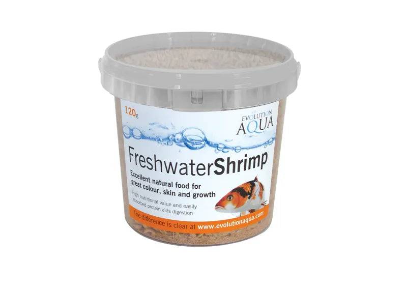 Evolution Aqua Freshwater Shrimp Koi Food 120g - Mill Race Garden Centre