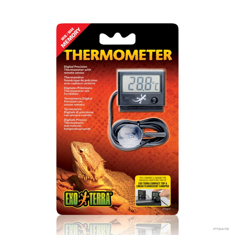 Exo Terra Digital Thermometer with Probe - Mill Race Garden Centre
