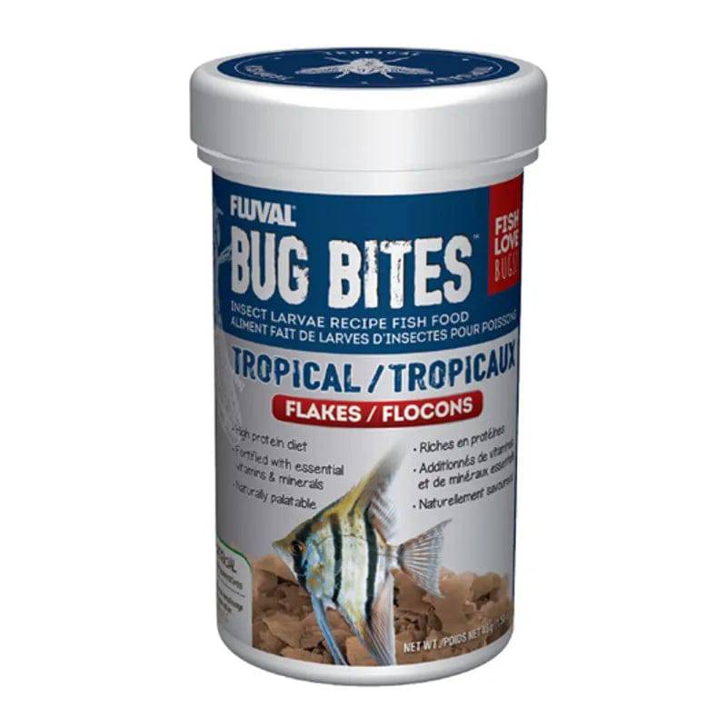 Fluval Bug Bites Tropical Flakes 45gr - Mill Race Garden Centre