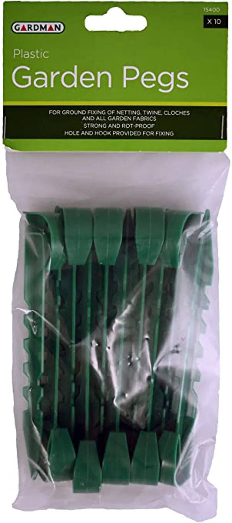 Garden Pegs Green 10pk - Mill Race Garden Centre