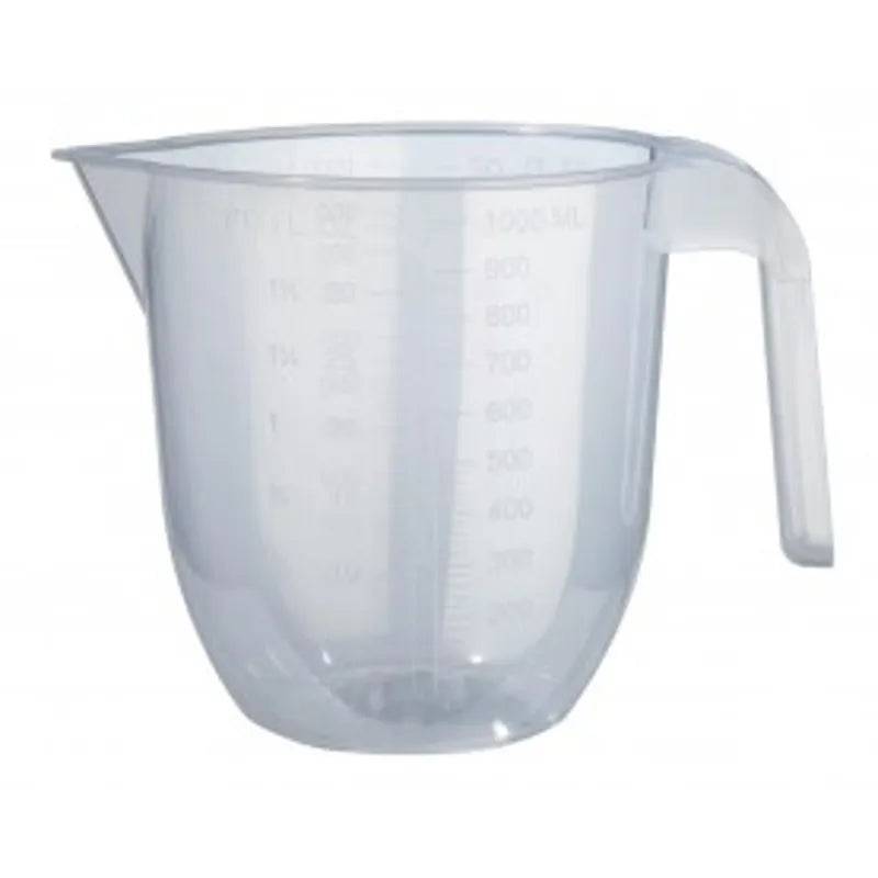 Clear 1-liter Garland measuring jug for accurate liquid measurement, made by Garland Products Ltd.