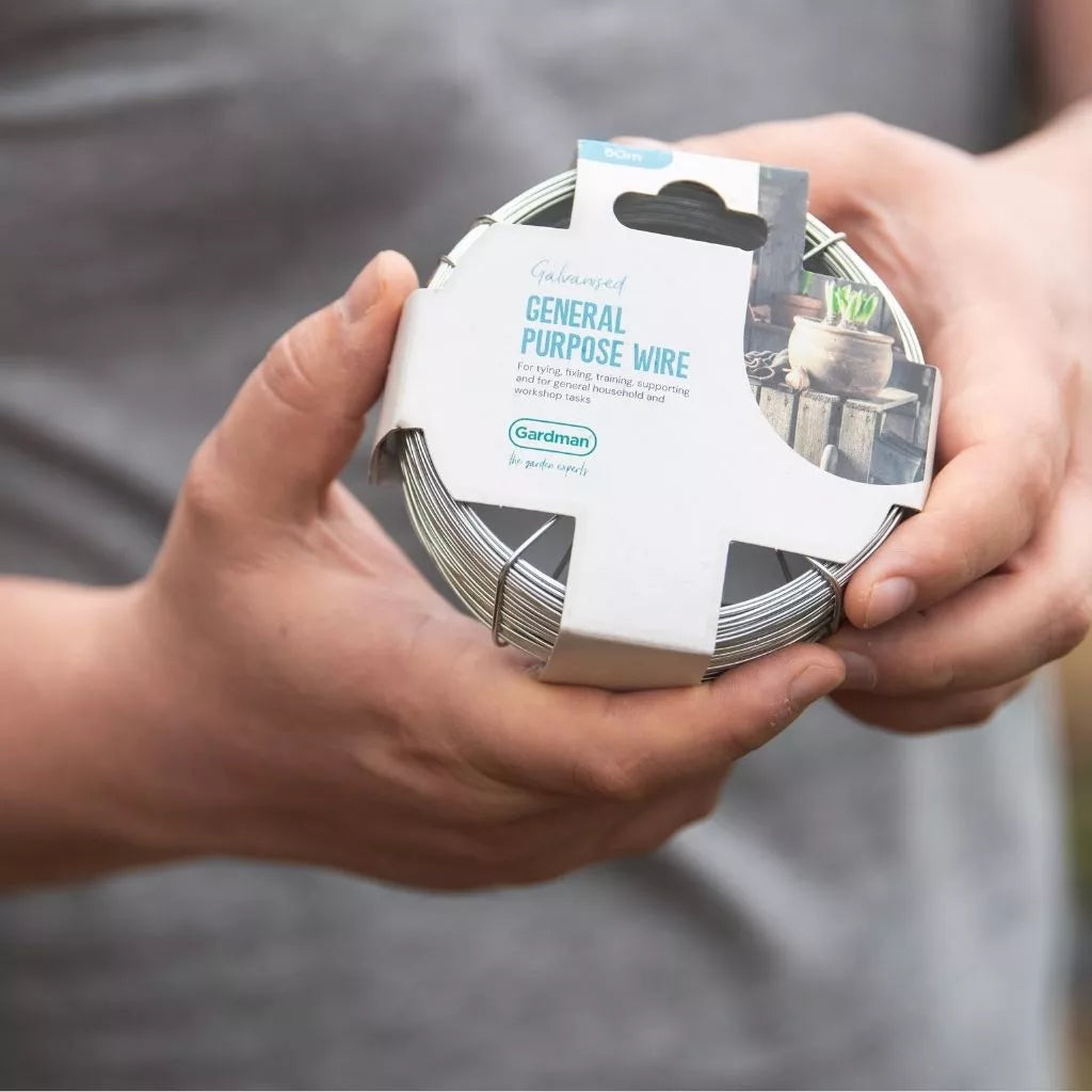 Gardman Galvanised Garden Wire 50m - Mill Race Garden Centre