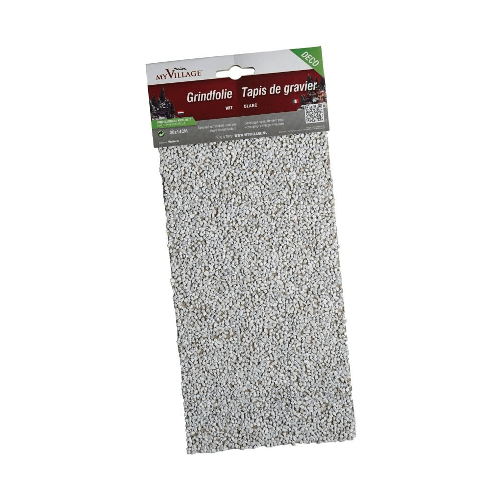 My Village Gravelfilm White 30X14cm - Mill Race Garden Centre