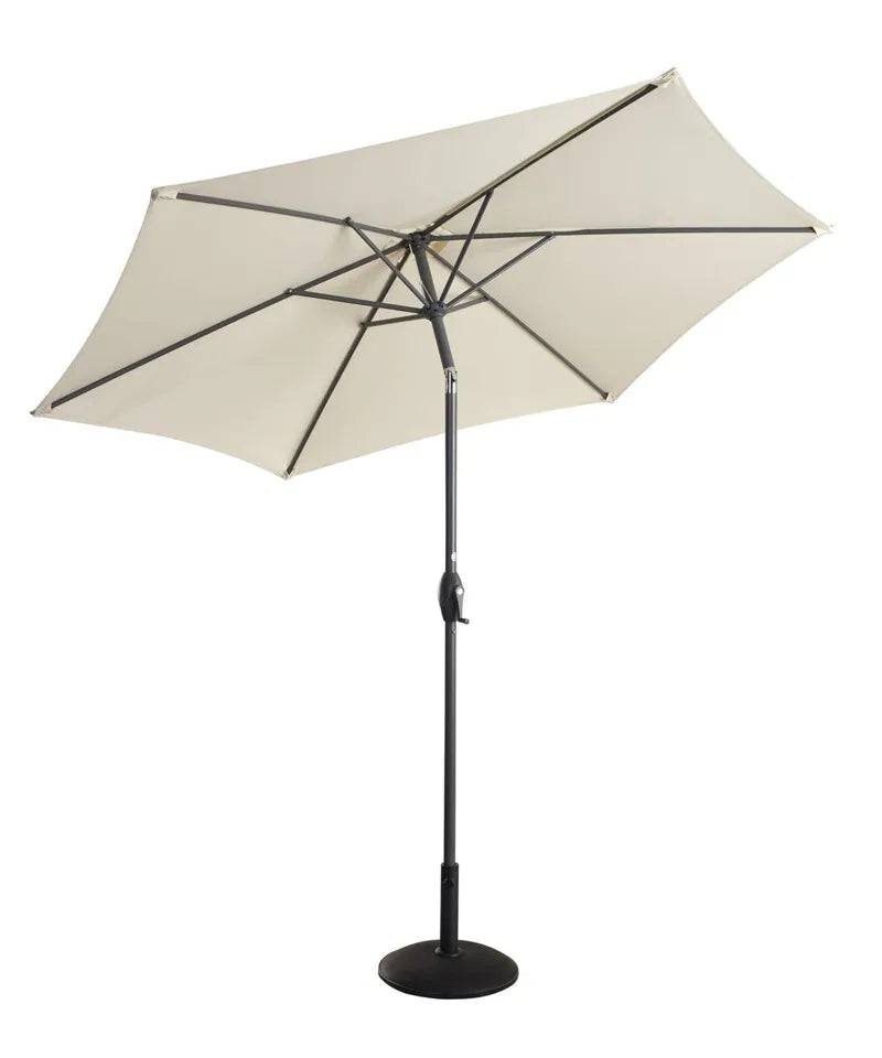 Hartman 2.7m Natural Balearic Market Parasol - Mill Race Garden Centre