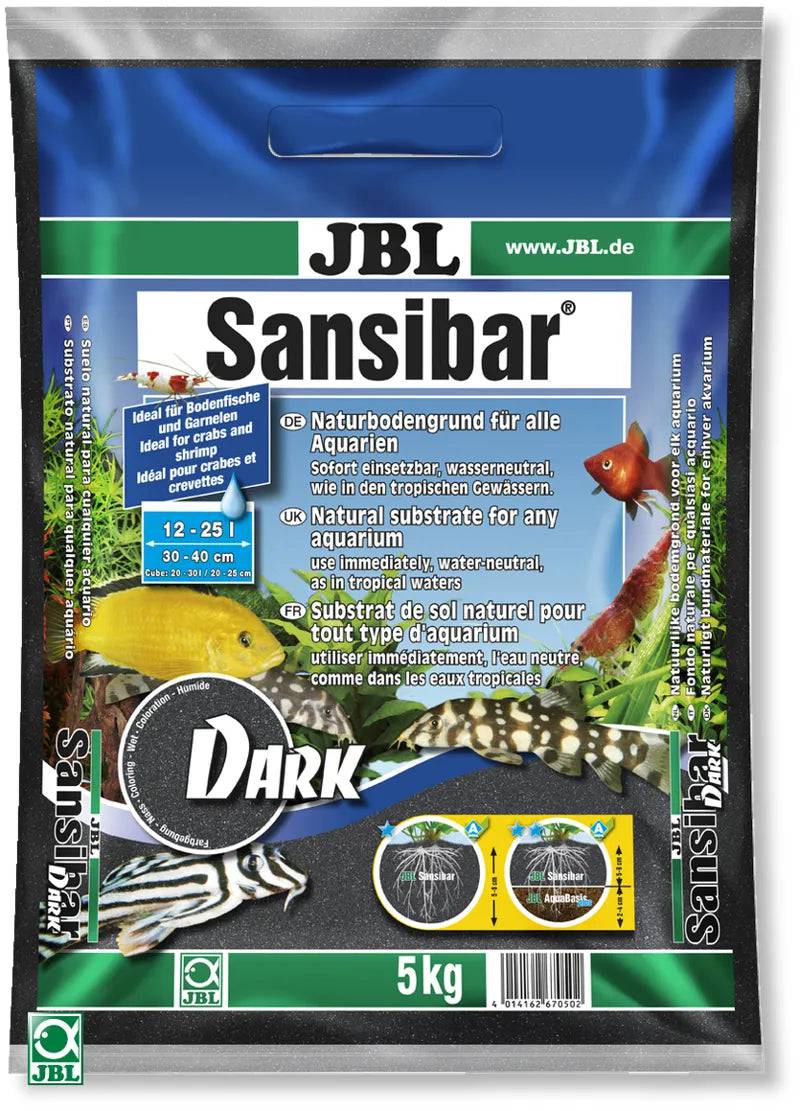 JBL Sansibar Dark Fine Aquarium Sand Substrate 10kg - Mill Race Garden Centre
