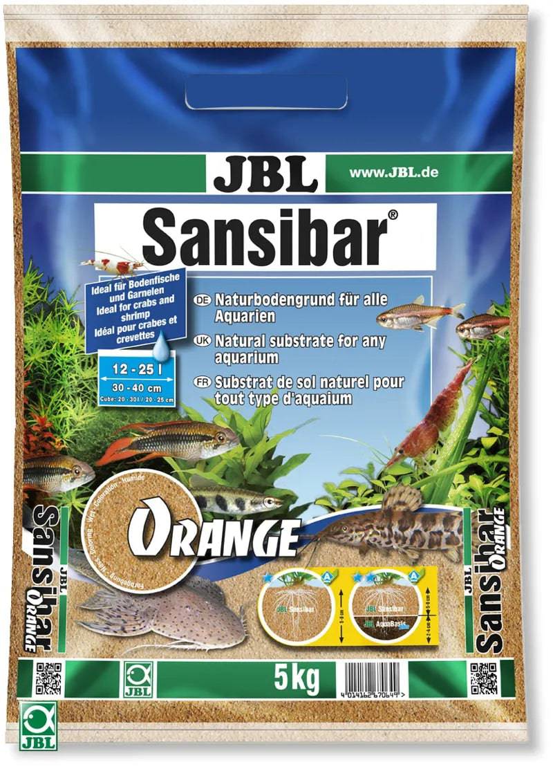 JBL Sansibar Orange Fine Aquarium Sand Substrate 5kg - Mill Race Garden Centre