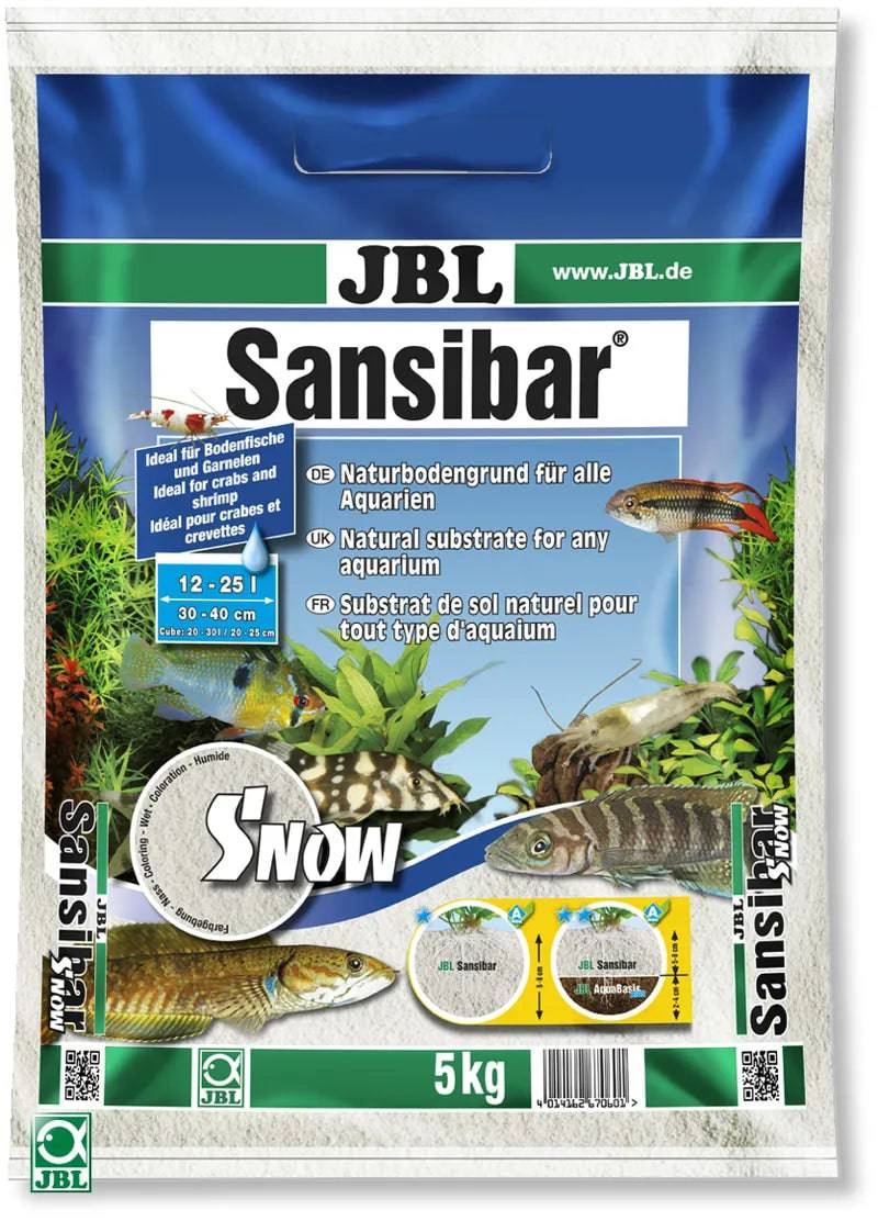JBL Sansibar Snow White Fine Aquarium Sand Substrate 5kg - Mill Race Garden Centre