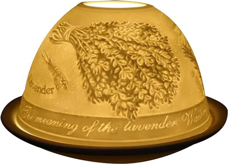 Nordic Lights Candle Shade Lavender - Mill Race Garden Centre