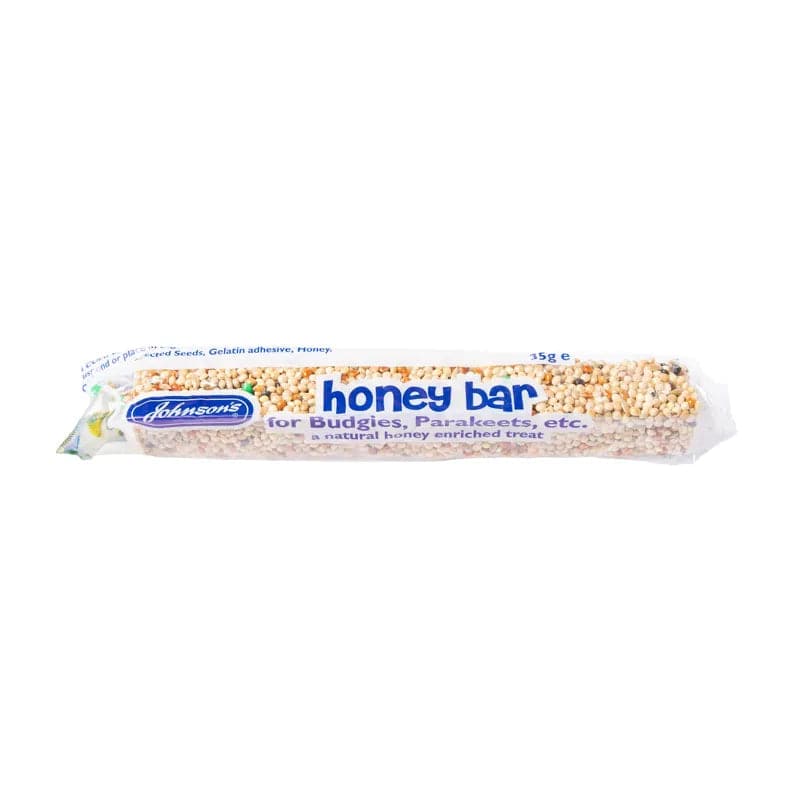 Johnsons Honey Bar for Budgies and Parakeets 35g - Mill Race Garden Centre
