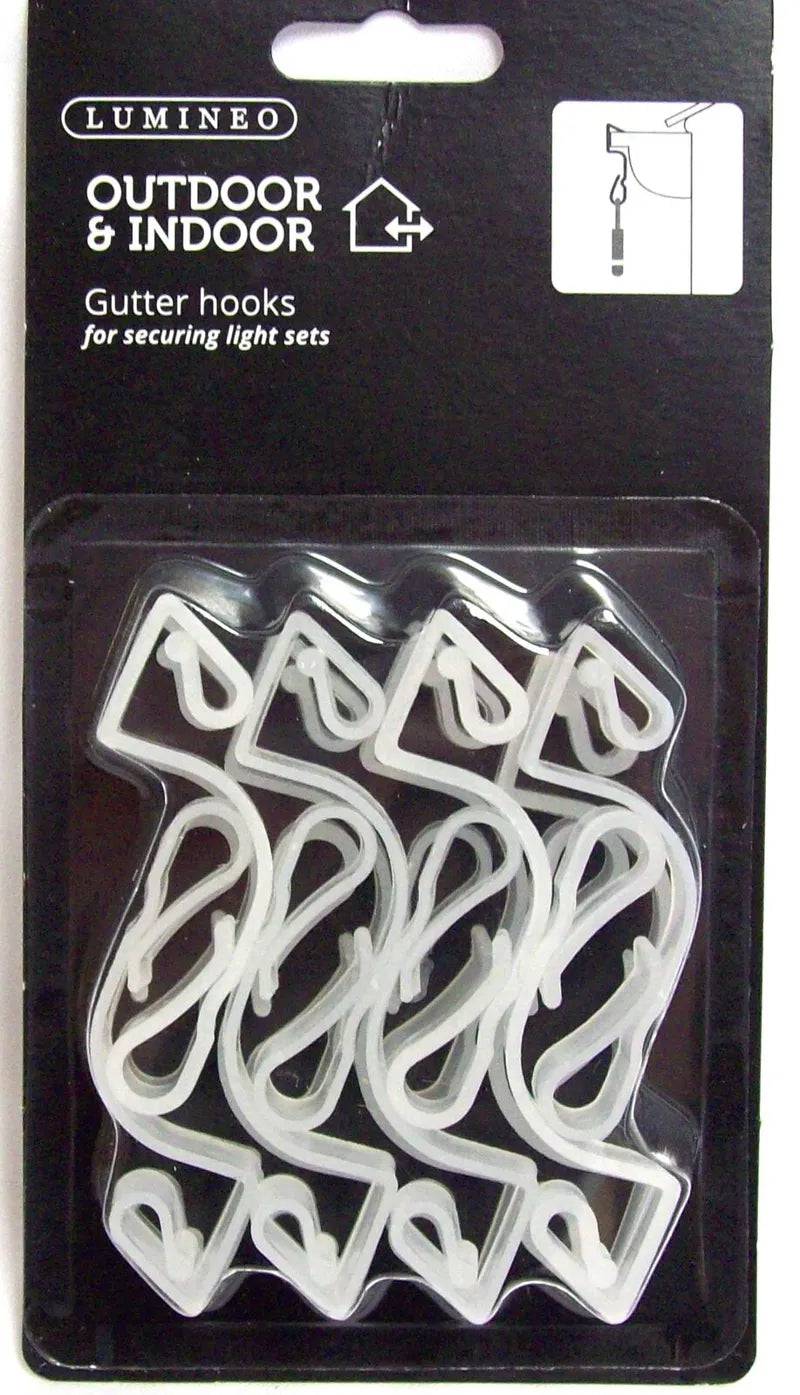 Lumineo Gutter Hooks 16pk - Mill Race Garden Centre