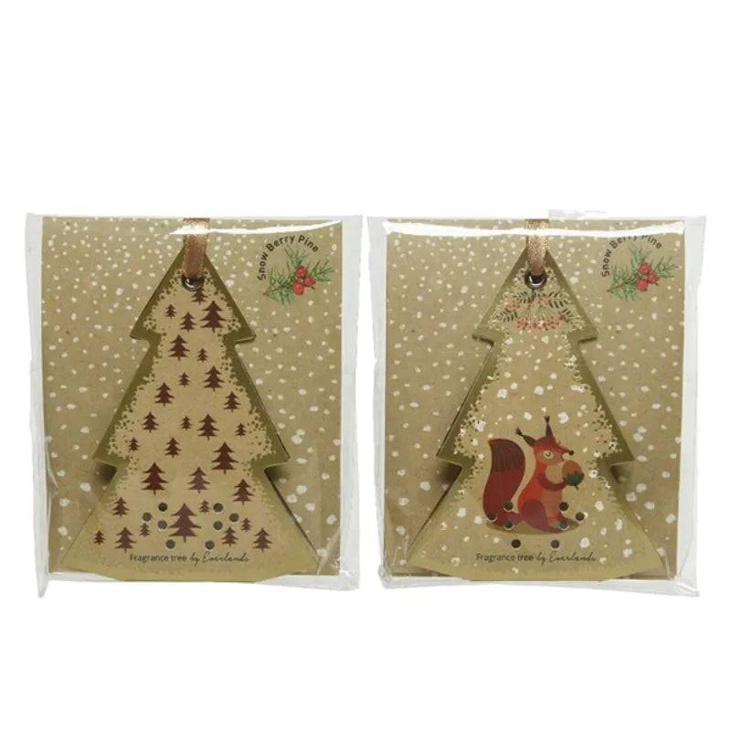 Scented Snow Berry Pine Tree Hanging Decoration by Kaemingk - Mill Race Garden Centre