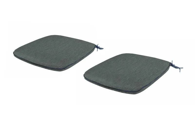 Caf Roma Seat Pad (Pair) Slate - Mill Race Garden Centre