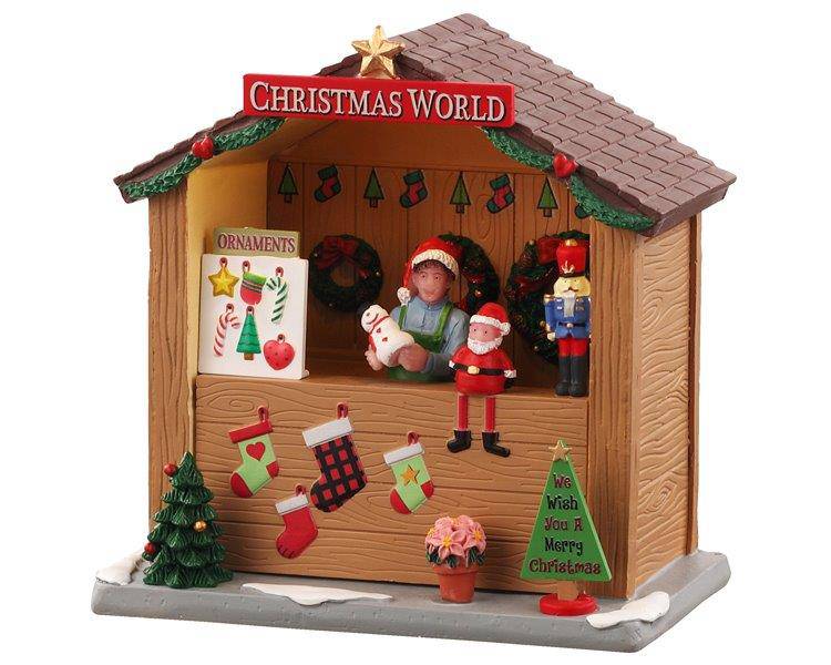 Christmas World Booth Lemax Christmas Village Table Accent - Mill Race Garden Centre